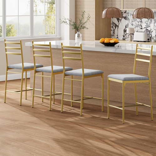Adjustable padded bar stools - adjustable,
